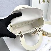 Fortok Dior My ABCDior Bag Latte Canage Patent Leather 20.5*8.5*17cm - 5