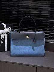 Fortok Chanel Urban Essential East West Large Shopping Bag 30x42x15cm - 4