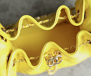 Fortok Chanel 25 Mini Handbag Yellow 20x22x12cm - 5