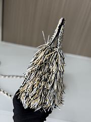 Fortok Chanel Mini Shopping Tote Spring/Summer 2026 Raffia-Effect Fabric 01 19cm - 2