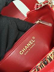 Fortok Chanel Mini Shopping Tote Spring/Summer 2026 Raffia-Effect Fabric 02 19cm - 3