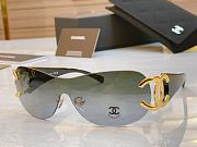 Fortok Chanel Shield Sunglasses Gradient Lens Multicolor - 1
