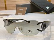 Fortok Chanel Shield Sunglasses Gradient Lens Multicolor - 3