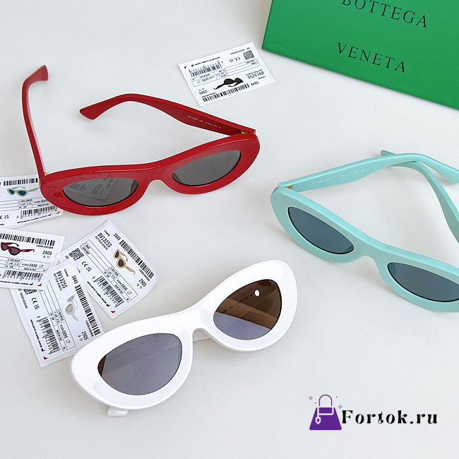 Fortok Bottega Veneta BV1325S Sunglasses Cat-eye Multicolor - 1
