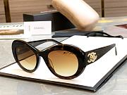 Fortok Chanel 5469B Oval Sunglasses Multicolor - 4