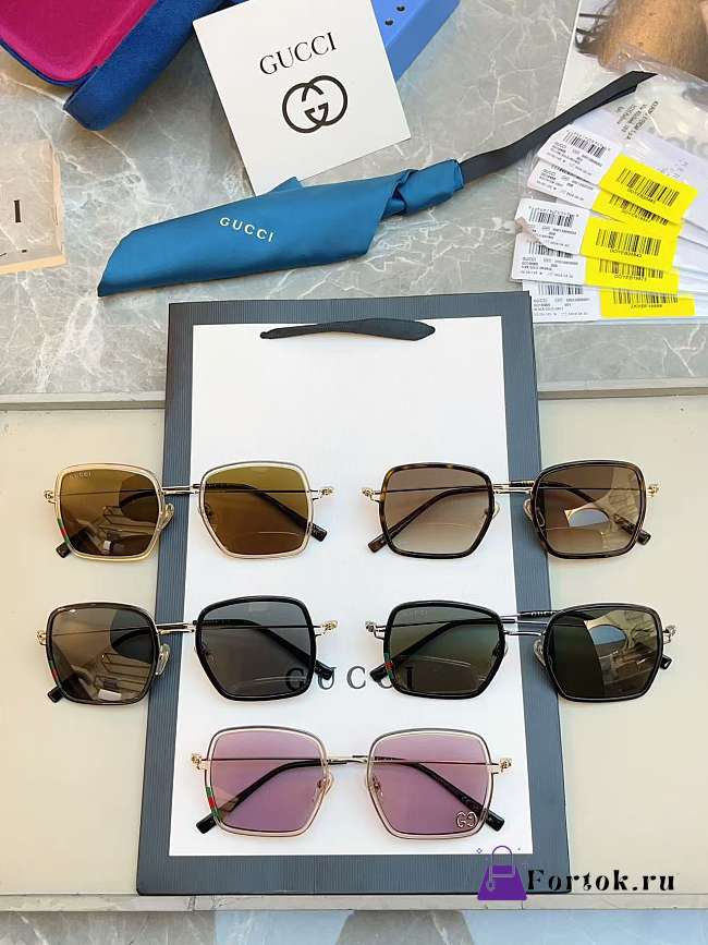 Fortok Gucci Square-shaped Sunglasses GG1848S Multicolor - 1