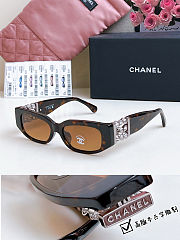 Fortok Chanel Rectangle Sunglasses 5544 Multicolor - 2