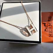 Fortok Hermès Mini Pop H Pendant Necklace Multicolor - 4
