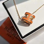 Fortok Hermès Mini Pop H Pendant Necklace Multicolor - 3