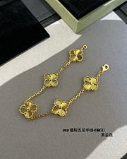 Fortok Van Cleef & Arpels Vintage Alhambra Bracelet Yellow Gold  - 2