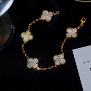 Fortok Van Cleef & Arpels Vintage Alhambra Bracelet Five-Motifs Yellow Gold - 1