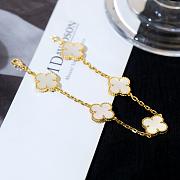 Fortok Van Cleef & Arpels Vintage Alhambra Bracelet Five-Motifs Yellow Gold - 5