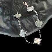 Fortok Van Cleef & Arpels Vintage Alhambra Bracelet Five-Motifs Silver - 3