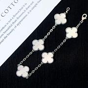 Fortok Van Cleef & Arpels Vintage Alhambra Bracelet Five-Motifs Silver - 2