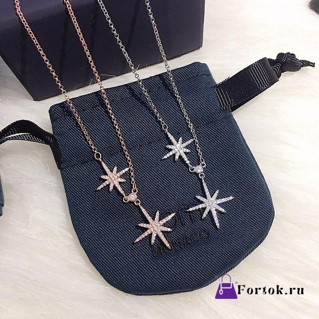 Fortok APM Monaco Météorites Necklac Sparkling Pave Starburst Pendants - 1