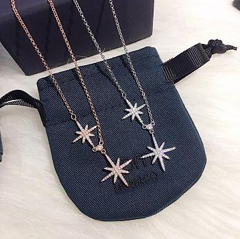Fortok APM Monaco Météorites Necklac Sparkling Pave Starburst Pendants