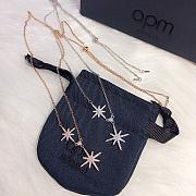Fortok APM Monaco Météorites Necklac Sparkling Pave Starburst Pendants - 4