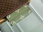 Fortok Louis Vuitton OnTheGo PM Olive Green Bicolor Monogram Empreinte Leather 25 x 19 x 11.5cm - 5