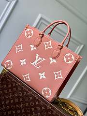Fortok Louis Vuitton OnTheGo MM Tote Bag Rose Trianon And Crème 35x28x15cm - 4