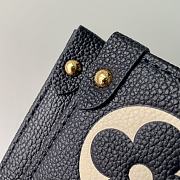 Fortok Louis Vuitton OnTheGo MM Black Monogram Empreinte Leather 35 x 27 x 14cm - 4
