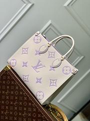 Fortok Louis Vuitton OnTheGo MM Latte and Bubble Tea Monogram Empreinte Leather 34x26x13cm - 4