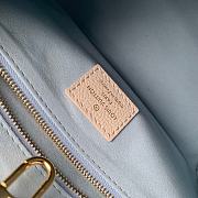 Fortok Louis Vuitton OnTheGo PM Latte and Candy Blue Monogram Empreinte Leather 25x19x11.5cm - 6