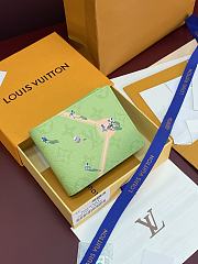Fortok Louis Vuitton Slender Wallet Green Monogram Sports 11 x 8.5 x 2cm - 1
