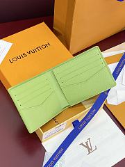 Fortok Louis Vuitton Slender Wallet Green Monogram Sports 11 x 8.5 x 2cm - 2