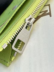 Fortok Louis Vuitton Coin Card Holder Green Monogram 8 x 14.5 x 1cm - 5