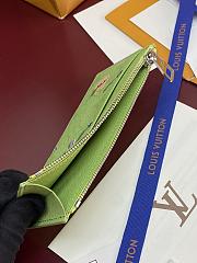 Fortok Louis Vuitton Coin Card Holder Green Monogram 8 x 14.5 x 1cm - 4