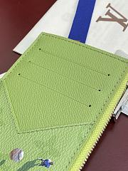 Fortok Louis Vuitton Coin Card Holder Green Monogram 8 x 14.5 x 1cm - 2