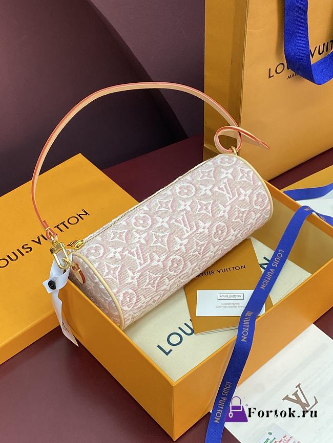 Fortok Louis Vuitton Pochette Papillon Rose Ruban M29881 20 x 8.5 x 8.5cm - 1