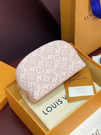 Fortok Louis Vuitton Pochette Cosmétique PM bag Rose Ruban M2A419 19x 12x 6cm 