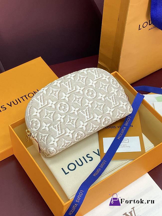 Fortok Louis Vuitton Pochette Cosmétique PM Bag Peuplier M2A419 19x 12x 6cm - 1