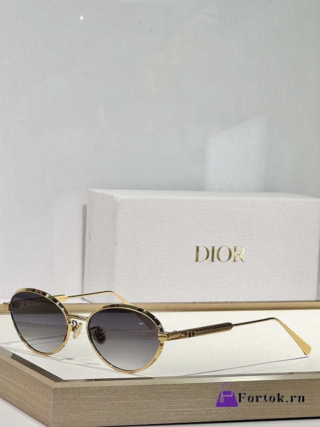 Fortok Dior DiorCannage R1U Sunglasses Gold - 1