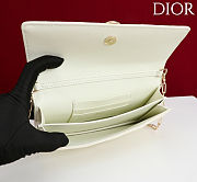 Fortok Dior My Dior Mini Bag Butter Yellow Patent Leather 21cm*11.5*4cm - 5