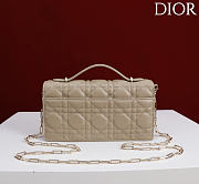 Fortok Dior My Dior Mini Bag Beige Cannage 21cm*11.5*4cm - 2