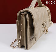 Fortok Dior My Dior Mini Bag Beige Cannage 21cm*11.5*4cm - 6