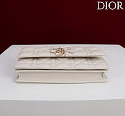 Fortok Dior My Dior Mini Bag Latte Cannage 21cm*11.5*4cm - 2