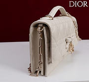Fortok Dior My Dior Mini Bag Latte Cannage 21cm*11.5*4cm - 4