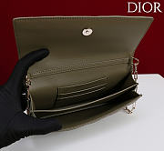 Fortok Dior My Dior Mini Bag Khaki Cannage 21cm*11.5*4cm - 3