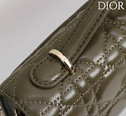 Fortok Dior My Dior Mini Bag Khaki Cannage 21cm*11.5*4cm - 4