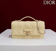Fortok Dior My Dior Mini Bag Yellow Cannage 21cm*11.5*4cm - 1