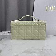 Fortok Dior My Dior Mini Bag Green Patent Leather 21cm*11.5*4cm - 3