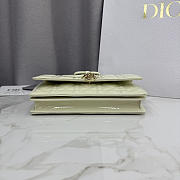 Fortok Dior My Dior Mini Bag Green Patent Leather 21cm*11.5*4cm - 4