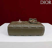 Fortok Dior Mini Lady D-joy Olive Green 19cm - 3