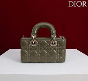 Fortok Dior Mini Lady D-joy Olive Green 19cm - 4