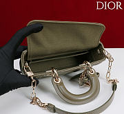 Fortok Dior Mini Lady D-joy Olive Green 19cm - 5
