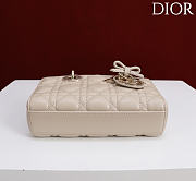 Fortok Dior Mini Lady D-Joy Bag Beige 19cm  - 6