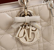 Fortok Dior Mini Lady D-Joy Bag Beige 19cm  - 2